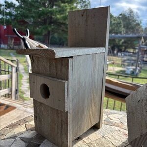 Rustic Wooden Birdhouse Hand made